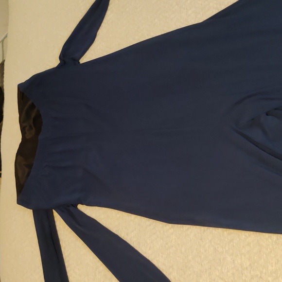 Navy Blue Halter Neck Romper - Picture 4 of 5